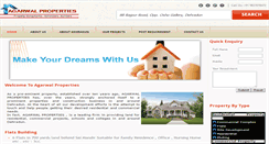 Desktop Screenshot of agarwalpropertiesdehradun.com